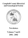 Campbell County Historical and Genealogical Society Newsletters, vol. 7-8